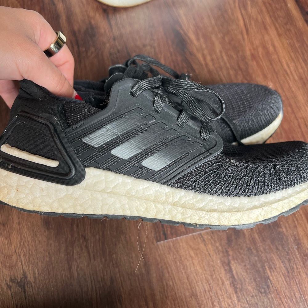 Adidas Black and White Athletic Sneakers